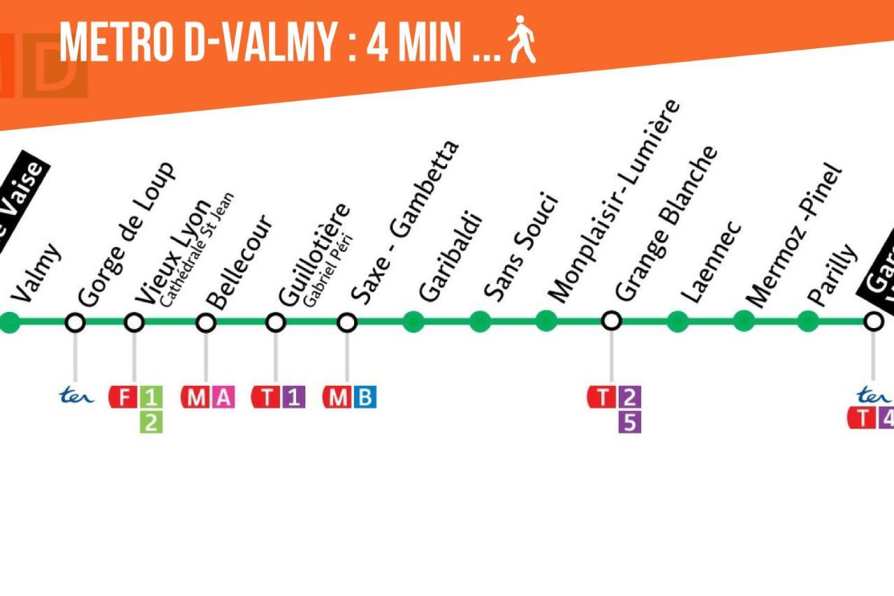 Le 9Eme- Metro Valmy-Homalyon Appartement Buitenkant foto